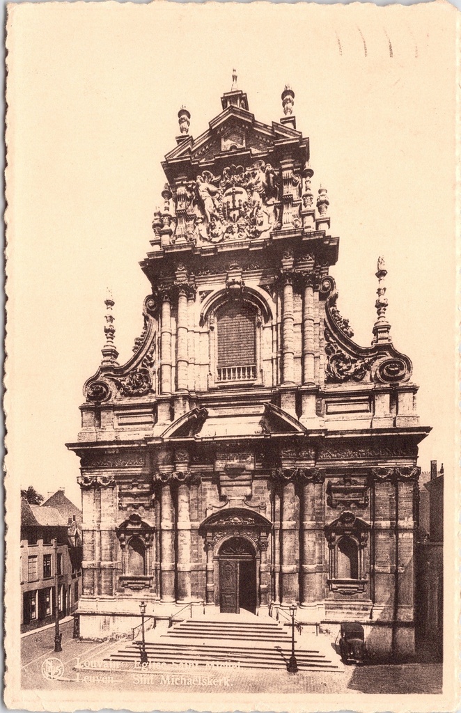Louvain - « Église Saint-Michel » - Façade baroque de l'église Saint-Michel