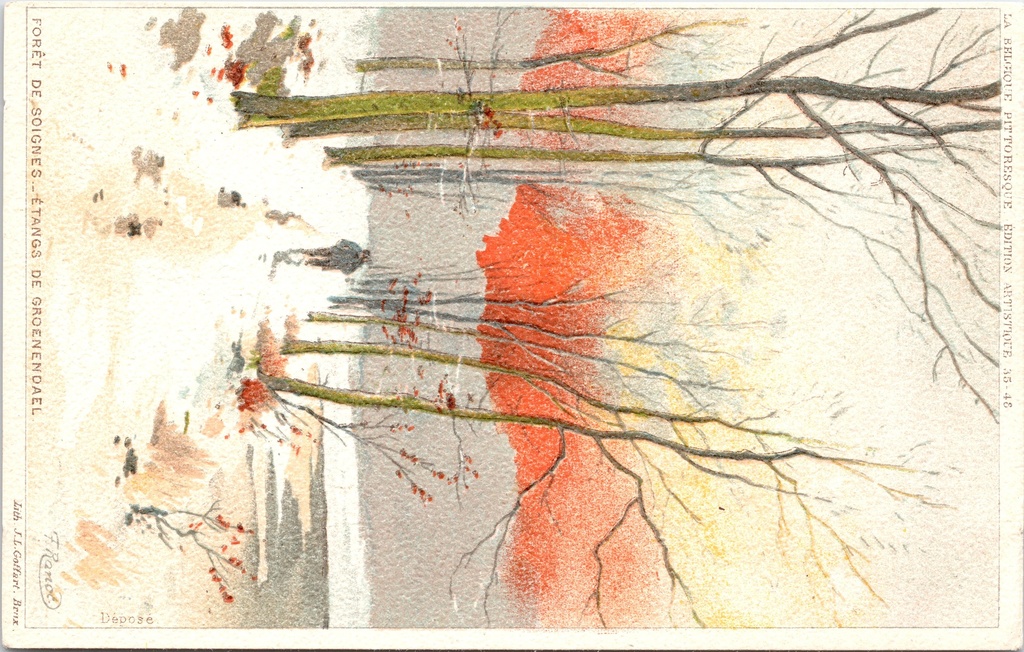 [I2529] Hoeilaart – “Forêt de Soignes — Étangs de Groenendael” – Groenendaal Ponds in the Sonian Forest