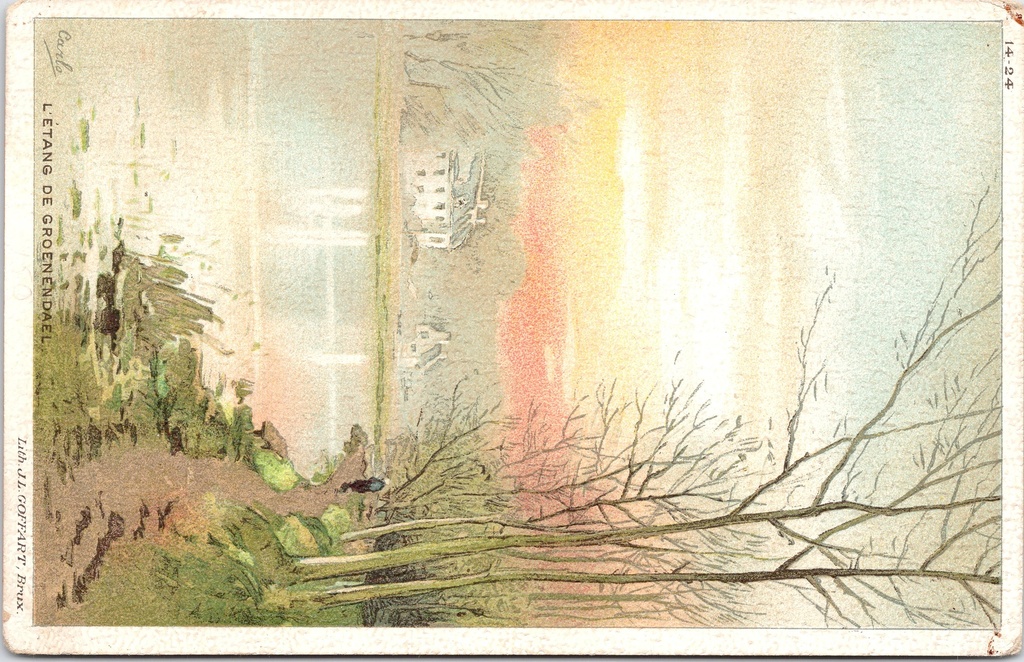 Hoeilaart - "L'Etang de Groenendael" - The Groenendael pond