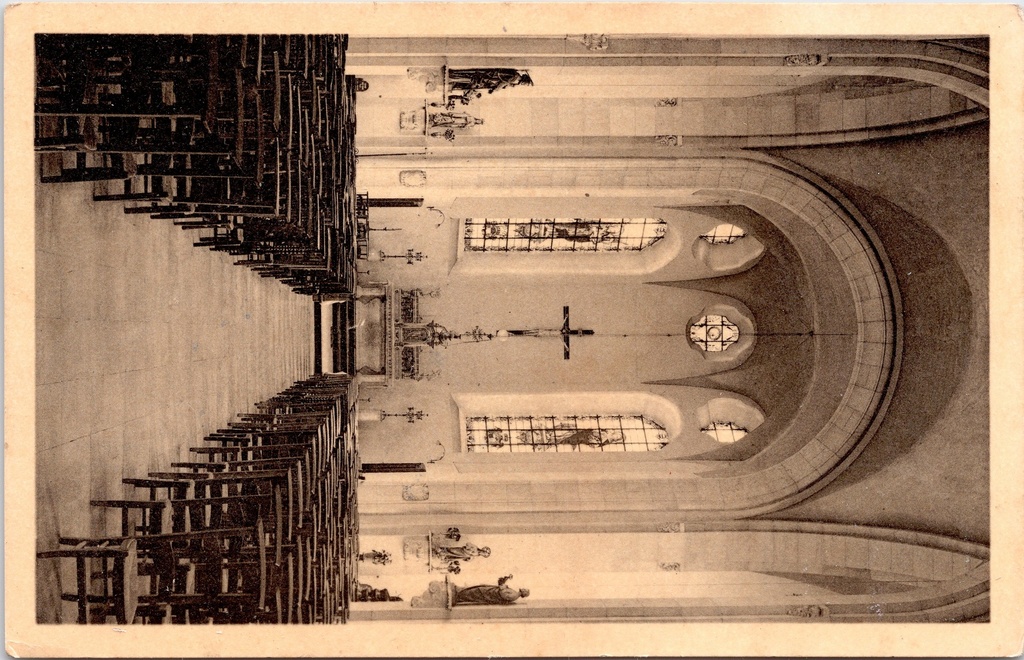 [I2541] Zemst - "Kerk : De Middenbeuk" - Interieur van de middenbeuk van de kerk