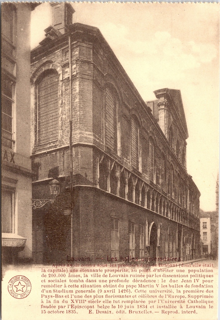 Louvain - « les halles des drapiers » - Les Halles des drapiers de Louvain