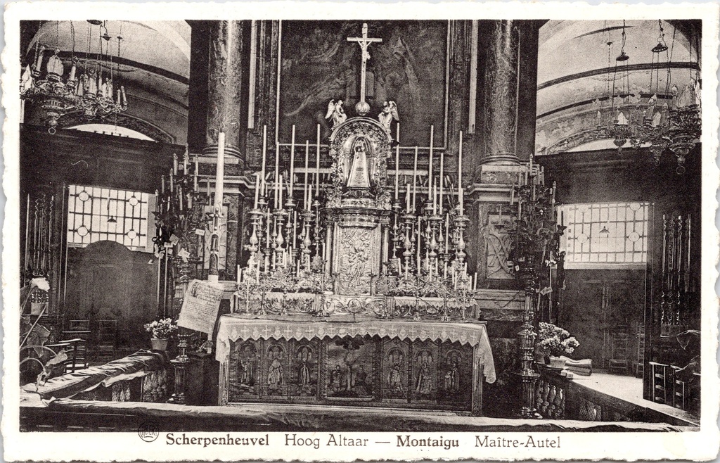 [I2631] Scherpenheuvel-Zichem - “High Altar — Maître-Autel” - High Altar of the Basilica of Our Lady