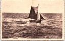 Koksijde – “Départ vers l’infini. Sailing, little skipper, sailing!” – Fishing boat at sea near Sint-Idesbald