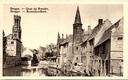 Bruges – “Quai du Rosaire” – Rozenhoedkaai with a view of the Belfry