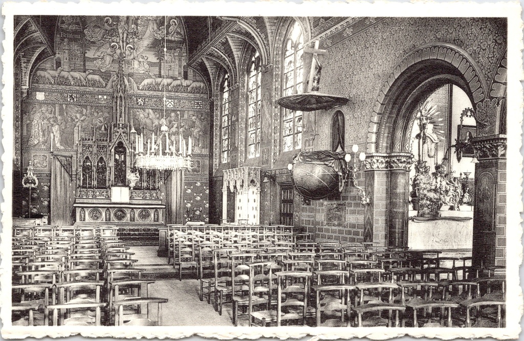 Brugge - "Intérieur de la Basilique du Saint-Sang" - Interieur van de Basiliek van het Heilig Bloed