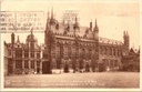 Brugge - "La Justice de Paix, l'Hôtel de Ville et la Basilique du St Sang" - Kanselarij, Stadhuis en Basiliek van het Heilig Bloed op de Burg