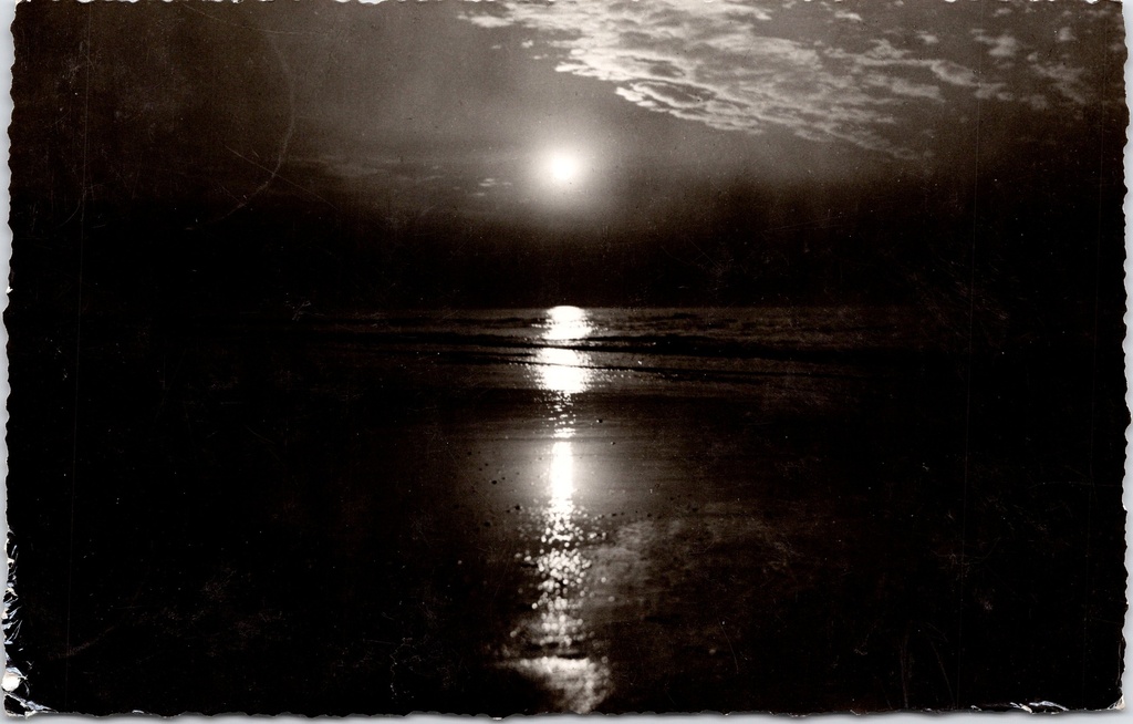 De Panne - « Clair de lune sur la mer » - Le clair de lune se reflétant sur la mer
