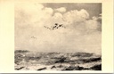 Knokke-Heist - "LE ZWIN" - Wilde eenden verlaten de zee bij westenwind, schilderij L.L.