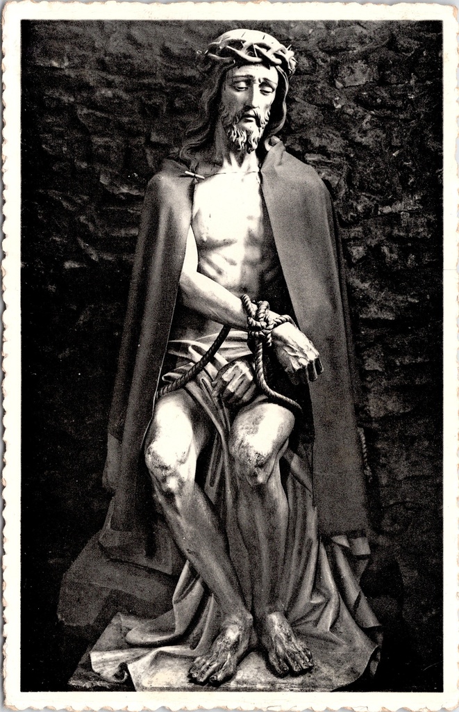 Bruges - « Ecce-Homo » - Statue du Christ ligoté, crypte de la basilique du Saint-Sang