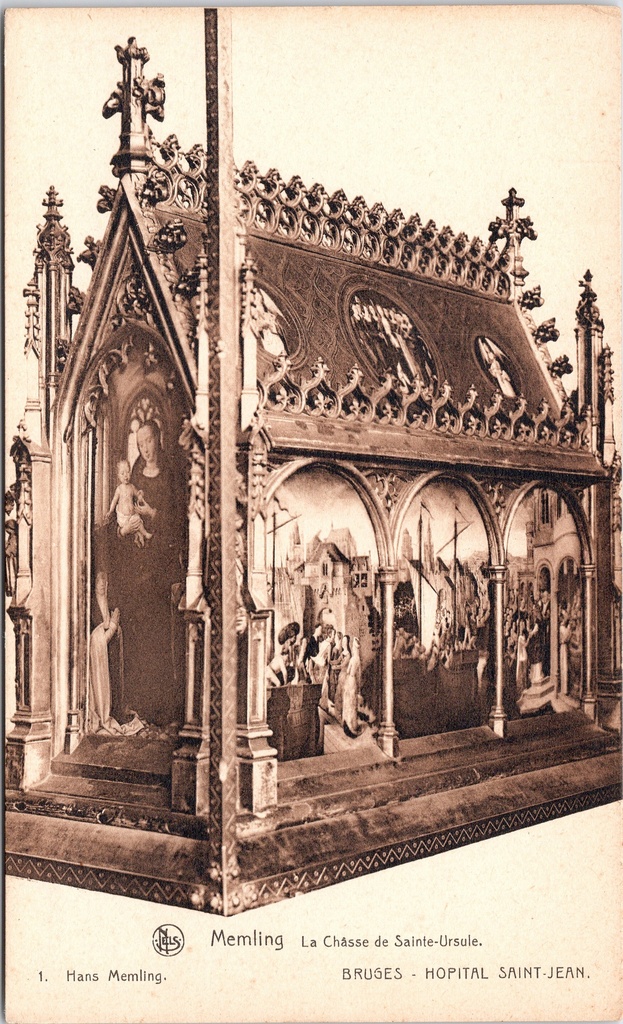 Brugge - "La Châsse de Sainte-Ursule" - Schrijn van de Heilige Ursula door Hans Memling