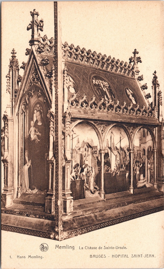 Brugge - "La Châsse de Sainte-Ursule" - Schrijn van de Heilige Ursula door Hans Memling