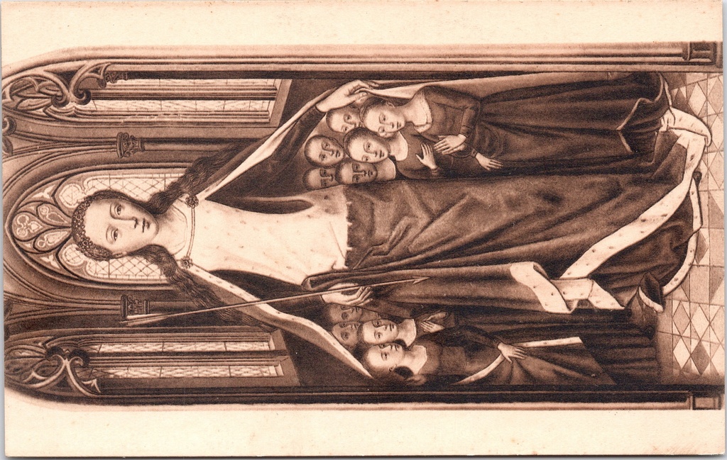 Bruges - « La Châsse de Sainte Ursule - Sainte Ursule protégeant les vierges » - Hans Memling, Reliquaire de Sainte Ursule
