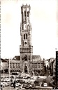 Brugge - "Het Belfort" - Het Belfort van Brugge met omliggende bebouwing en markt