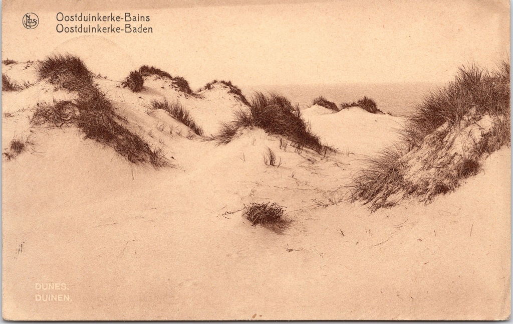 Koksijde - « Oostduinkerke-Bains / Oostduinkerke-Baden » - Dunes sur la côte