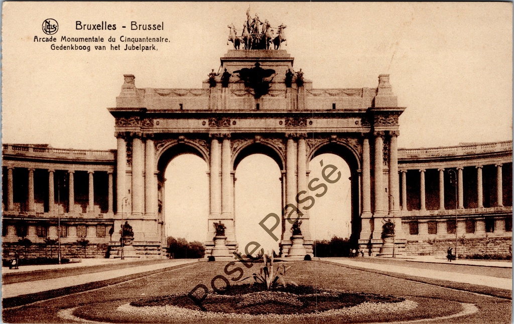 [Brussel0524] Brussels - "Arcade Monumentale du Cinquantenaire" - Memorial Arch of the Cinquantenaire Park