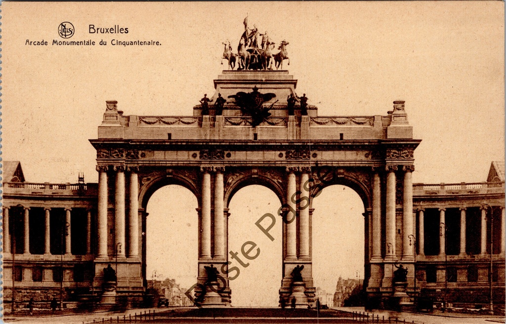 [Brussel0522] Brussels - "Arcade Monumentale du Cinquantenaire" - Triumphal Arch of the Cinquantenaire Park