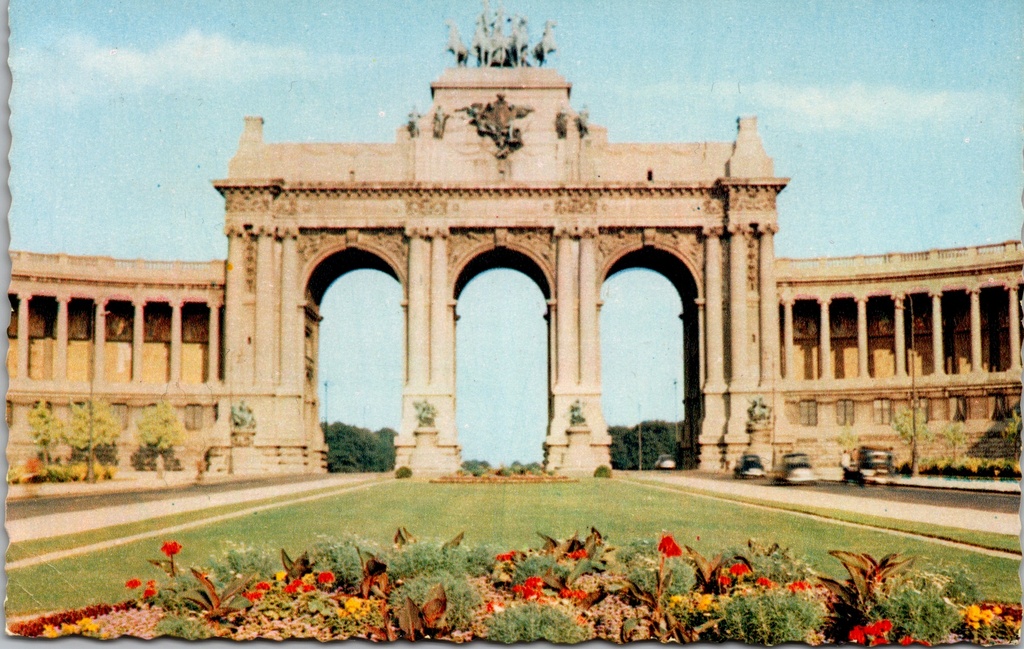 Brussel - "L'Arcade du Palais du Cinquantenaire" - Triomfboog van het Jubelpark