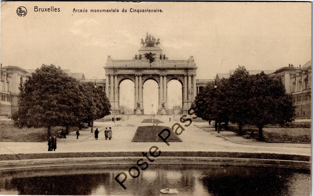 [Brussel0654] Bruxelles - "Arcade monumentale du Cinquantenaire" - Arc de triomphe du Cinquantenaire