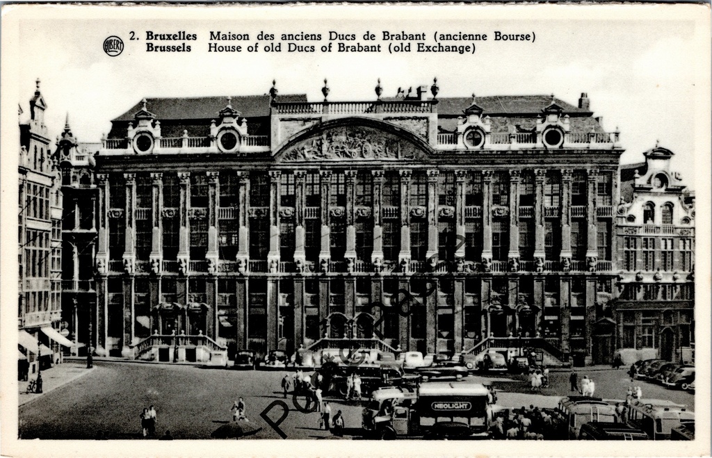 Bruxelles - "Maison des anciens Ducs de Brabant (ancienne Bourse)" - Maison des anciens ducs de Brabant (Broodhuis) sur la Grand Place