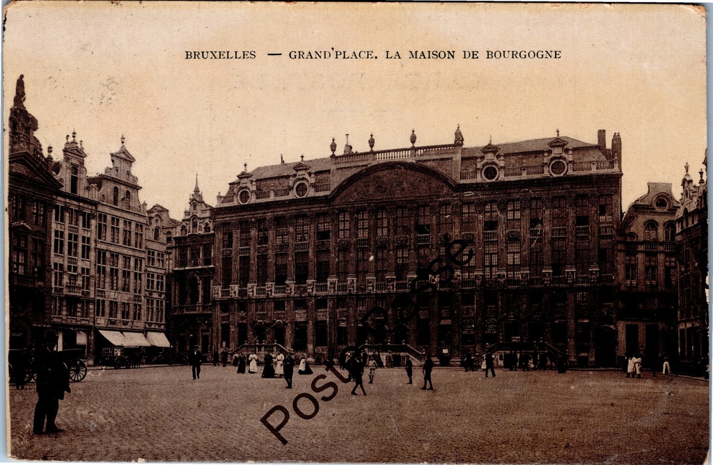 Bruxelles - "GRAND'PLACE, LA MAISON DE BOURGOGNE" - Grand Place avec la Maison de Bourgogne