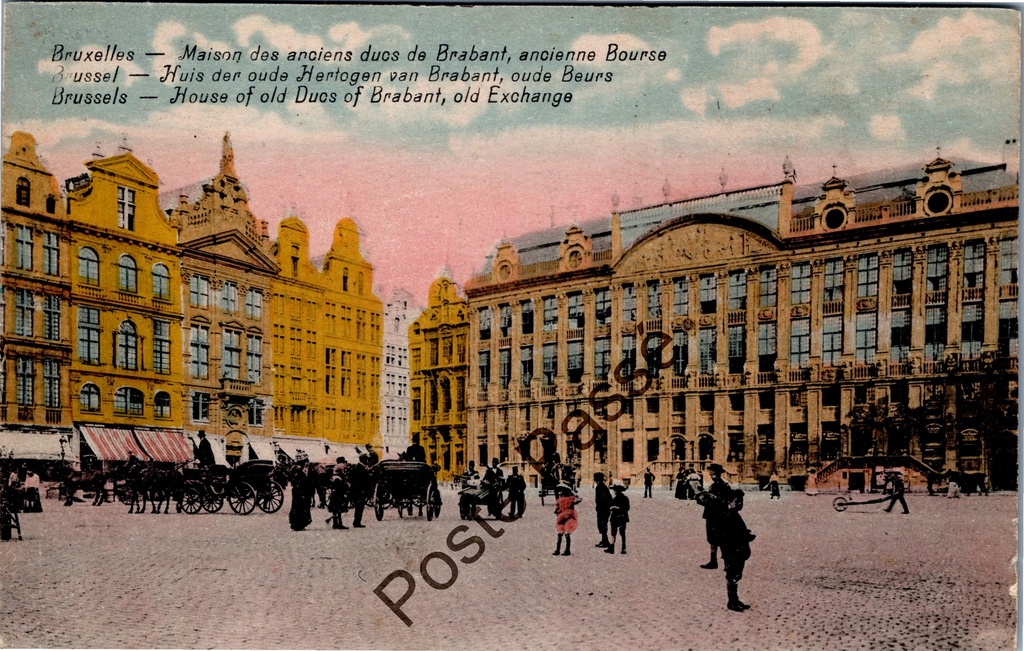 Brussels - "Maison des anciens ducs de Brabant, ancienne Bourse" - House of the Dukes of Brabant on the Grand Place
