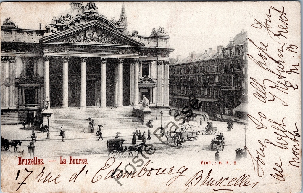 Brussels - "La Bourse" - The Brussels Stock Exchange