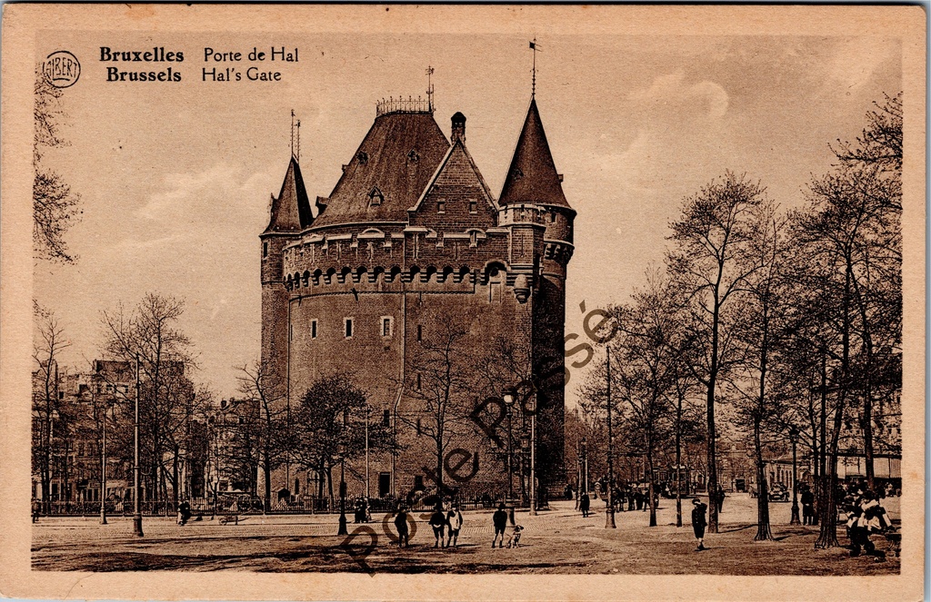 [Brussel0642] Brussels - "Porte de Hal" - Hallepoort medieval city gate and museum