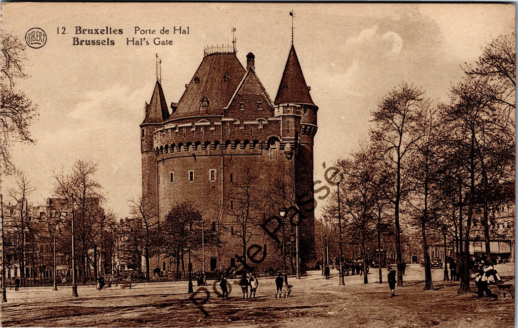 Brussel - "Porte de Hal" - Hallepoort middeleeuwse stadspoort