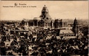 Brussels - "Panorama (Palais de Justice et Eglise de la Chapelle)" - Panorama with Palace of Justice and Chapel Church
