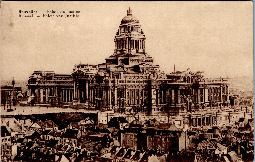 Brussels - "Palais de Justice" - Palace of Justice