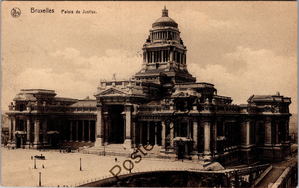 [Brussel0540] Bruxelles - "Palais de Justice" - palais de justice avec dôme caractéristique
