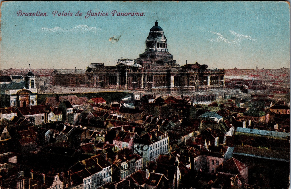 [Brussel0566] Bruxelles - "Palais de Justice Panorama" - Vue panoramique du Palais de Justice
