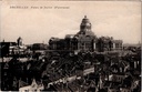 Brussel - "Palais de Justice" - Panoramisch zicht op het Justitiepaleis