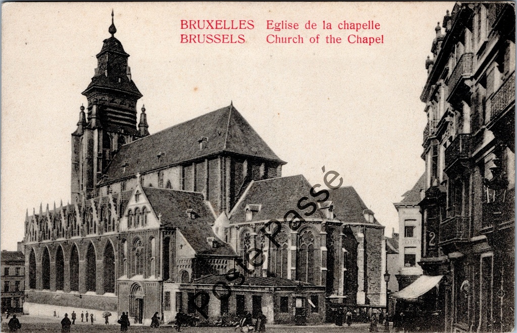 [Brussel0452] Brussels - "Eglise de la chapelle" - Chapel Church