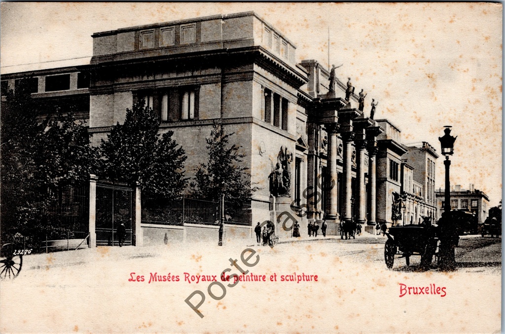 Brussel - "Les Musées Royaux de peinture et sculpture" - Koninklijke Musea voor Schone Kunsten