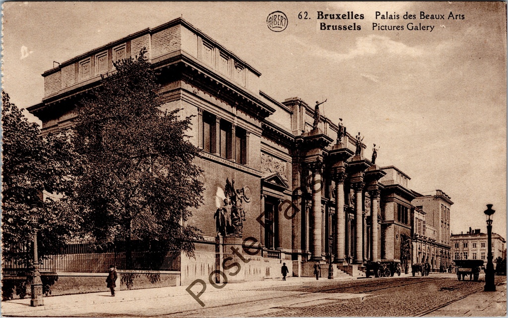Brussel - "Palais des Beaux Arts" - Paleis voor Schone Kunsten